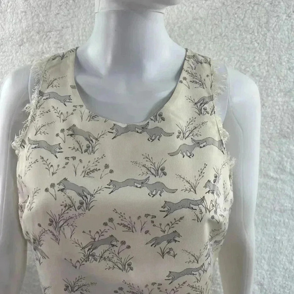 LC Lauren Conrad Runway Limited Edition Enchanted Woodlands Cropped Jumpsuit 6 - Picture 6 of 16